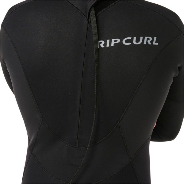 2026 Rip Curl Mens Trad 3/2mm Flatlock Back Zip Wetsuit 18EMFS - Black